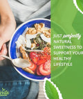 Stevita Stevia with Xylitol Supreme 8 oz Pouch AllNatural Stevia Extract Natural Sweetener No Calories NonGMO Vegan Kosher Keto Paleo Gluten ErythritolFree 227 Servings