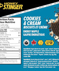 Honey Stinger Organic Gluten Free Cookies & Cream Waffle | Energy Stroopwafel for Exercise, Endurance and Performance | Sports Nutrition for Home & Gym, Pre and Post Workout | 12 Waffles, 12.72 Ounce