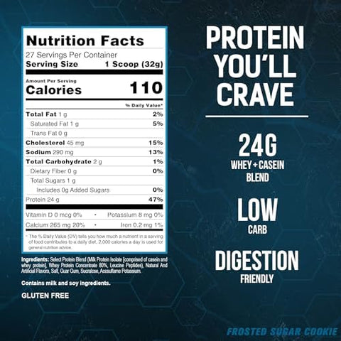 Pescience Lean Mass Stack â€“ Select Low Carb Whey + Casein Protein Powder & Trucreatine+ Creapure Creatine Monohydrate â€“ Muscle Growth Recovery & Strengthâ€“ Sugar Cookie 27 Servings + 30 Serving