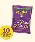 Annie's Organic Friends Bunny Graham Snacks, Chocolate Chip, Chocolate & Honey, 11.25 oz. and Annie's Organic Chocolate Chip Cookie Bites, 10 Packets, 10.5 oz.