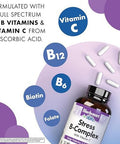 Bluebonnet Nutrition Stress Relief B Complex Vegetable Capsules, Vitamin B6, B12, Biotin, Folate, Vegan, Gluten & Soy & Milk Free, Kosher, Unflavored, 100 Count