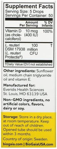 Biogaia Protectis Drops With Vitamin D3 10Ml Pack Of 4 By Biogaia
