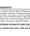 RXBAR Nut Butter and Oat Protein Bars, Protein Snacks, Snack Bars, Honey Cinnamon Peanut Butter, 23.2oz Box (12 Count)
