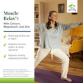 Terry Naturally Muscle Relax Supplement To Support Nervous System Muscle Relaxation & Sleep Muscle Relaxant Supplement With Calcium Magnesium & Zinc Respiratory Health Aid 60 Capsules