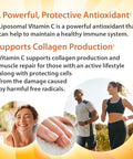 Aurora Nutrascience Mega Liposomal Glutathione 750 mg and Vitamin C 3000 mg Immune Support and Antioxidant Bundle