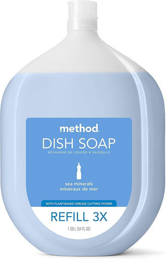 Method Dish Soap Refill Sea Minerals Scent 54 FL Oz (Pack of 2)