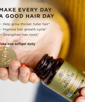 Solgar Hair Growth Age-Defying Nutrition For Men & WomenÃƒÂ¢Ã¢â€šÂ¬Ã¢â‚¬ÂThicker Fuller Hair Growth With Keranat Oil, Biotin, Zinc And Copper - One Softgel Daily, Vegan, Dairy, Soy And Gluten Free, 30 Servings