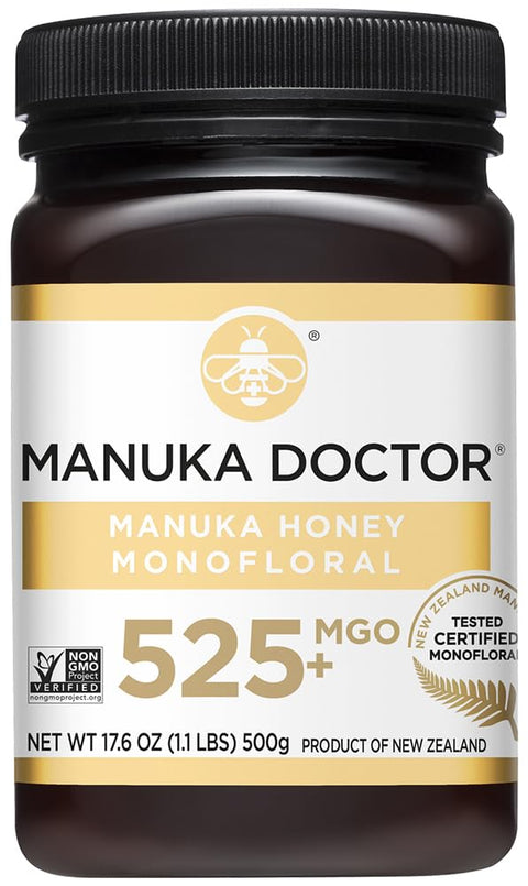 Manuka Doctor - MGO 325+ Manuka Honey Monofloral, 100% Pure New Zealand Honey. Certified. Guaranteed. Raw. Non-GMO (8.75 oz)