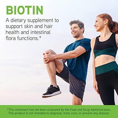 Davinci Labs Biotin Supports Skin & Hair Health Intestinal Flora Function Dietary Supplement With Vitamin C & Calcium As Ca Carbonate Vegetarian Gluten 60 Capsules
