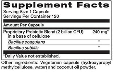 Adaptogen Research Bio Spore Broad Spectrum Probiotic for Men & Women 120 Capsules