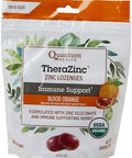 Quantum Health Therazinc Usda Organic Blood Orange Zinc Lozenges For Adults And Kids, For Immune System Support, Individually Wrapped & Bagged, 18 Ct.