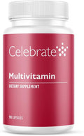 Celebrate Vitamins Bariatric Multivitamin, Iron - Post Gastric Bypass & Sleeve Gastrectomy Supplement For Men & Women - Essential Minerals & Vitamins A, B, D & E (90 Capsules)