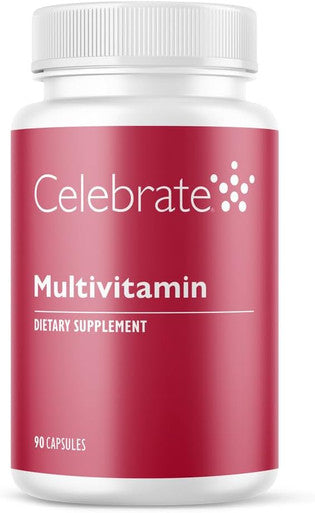 Celebrate Vitamins Bariatric Multivitamin, Iron - Post Gastric Bypass & Sleeve Gastrectomy Supplement For Men & Women - Essential Minerals & Vitamins A, B, D & E (90 Capsules)