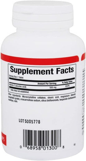 Natural Factors C 500 mg with Rosehips 90 Tablets