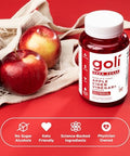Goli Zero Sugar Apple Cider Vinegar Gummies - Vitamin B12 Probiotics To Address Bloating. No Artificial Sweeteners No Sugar Alcohols. Vegan Plant Based Non-Gmo Gluten- & Gelatin . (3)