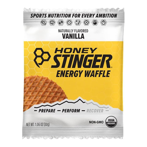 Honey Stinger Energy Waffle Variety Pack ÃƒÂ¢Ã¢â€šÂ¬Ã¢â‚¬Å“ 12 Count | Organic Honey Waffles, Vanilla, Cookies & Cream Peanut Butter Strawberry & Chocolate | Energy Snack for Running, Cycling, Hiking & Sports