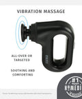 Homedics Portable Full Body Vibration Massager, Effective Targeted And Full-Body Massage, High & Low Intensity Levels, Ergonomic Easy-Grip Handle 3 Interchangeable Attachments, 2 Aa Batteries Included