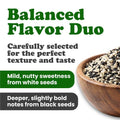 Food to Live Tuxedo Sesame Seeds, 2 Pounds - Black and White Sesame Seed Mix, Ideal for Sushi, Rice, Salad, and Poke Bowls, Vegan, Kosher, Bulk
