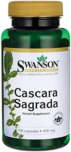 Swanson Cascara Sagrada - Herbal Supplement Promoting Colon Care & Overall Digestive Health - Soothes The GI Tract & Supports Regular Bowel Movements - (100 Capsules 450mg Each)