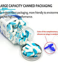 Lysian Ultra Soft Yellow-Green Foam Earplugs 60 Pairs And Soft Foam Earplugs 60 Pairs Blue/White