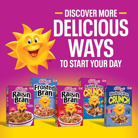Kellogg's Corn Flakes Breakfast Cereal, Kids Cereal, Family Breakfast, Giant Size, Original, 24oz Box (1 Box)