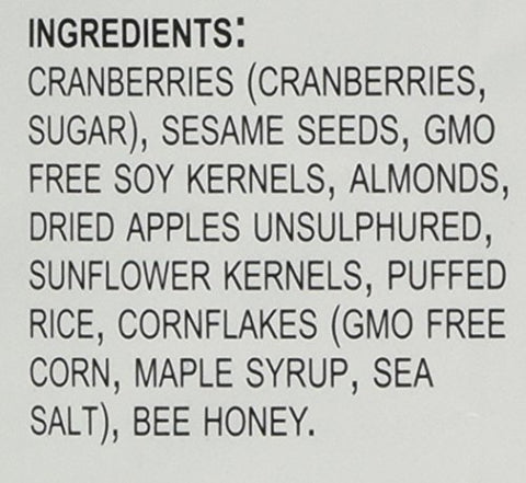 Seitenbacher Gluten Free Muesli Cranberry Natural Cereal, 13.2 Ounce