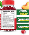 Lifeable Menopause Relief For Women Black Cohosh Vitex Chasteberry Lemon Balm Extract Red Clover Extract & More Great Tasting Vegan Supplement Night Sweats & Hot Flashes Relief 60 Gummies