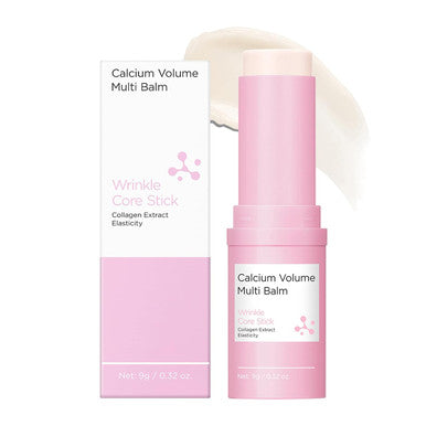 Bangfeng Cemenrete Calcium Volume Multi Balm Stick Korean Collagen Moisturizing Glow Hydrating & Anti-Aging Almond Vitamin E For Face Eyes Lips & Neck (Multi Balm Stick 1)