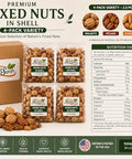 Anna and Sarah Premium Kosher Mixed Nuts in Shell Box, NO BRAZIL NUT 10 Lbs | 160 Oz Bulk, Jumbo Walnuts, Extra Large Pecans, Almonds, Large Oregon Hazelnuts, Fresh