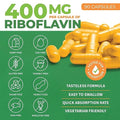 Forestleaf Riboflavin & Magnesium Migraine Supplement - Riboflavin 400Mg For Headache Relief - Ultimate Magnesium Bundle With B2 Vitamin 400Mg For Headache Migraine Relief Capsules
