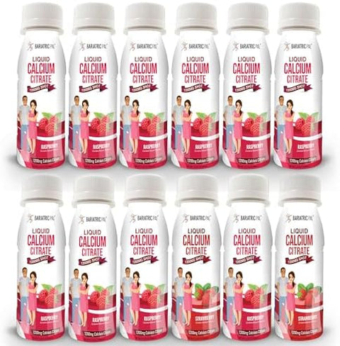 Bariatricpal 1200Mg Calcium Citrate Sugar Liquid Shots Green Apple (6Pack)