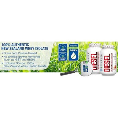 PERFECT SPORTS Diesel New Zealand Whey Protein Isolate, Stevia Sweetened, French Vanilla, 908gram