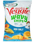 Sensible Portions Garden Veggie Wavy Chips Sea Salt 5 Oz (Pack of 12)