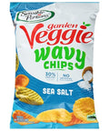 Sensible Portions Garden Veggie Wavy Chips Sea Salt 5 Oz (Pack of 12)