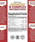 Vitamin B Complex With Vitamin C (4 Month Supply) Plus High Absorption Magnesium Bisglycinate Capsules (4 Month Supply)