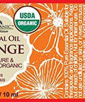 US Organic 100% Pure Sweet Orange Essential Oil - USDA Certified Organic - 10 ml