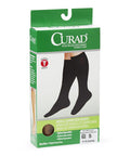 Curad Knee-High Compression Hosiery 8-15 mmHg Short Length Small Pair Beige
