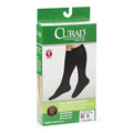 Curad Knee-High Compression Hosiery 8-15 mmHg Short Length Small Pair Beige