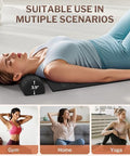 Homlyns Heated Acupuncture Mat - 6 Heat Levels With 2 Hours Auto Off And 4 Adjustable Time Settings Heating Acupressure Mat Full Body Massage Relieve Stress And Improve Sleep Black