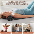Homlyns Heated Acupuncture Mat - 6 Heat Levels With 2 Hours Auto Off And 4 Adjustable Time Settings Heating Acupressure Mat Full Body Massage Relieve Stress And Improve Sleep Black