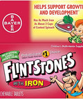 Flintstones Vitamins Chewable Kids Multivitamin With + Extra Iron For Toddler & Kid With Vitamin C D Vitamin B12 160 Count (Packaging Will Vary)