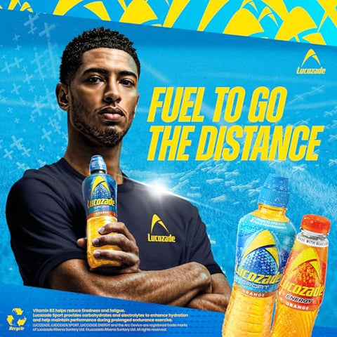 Lucozade Sport Body Fuel - Orange 12x500ml| Isotonic sports drink, with Electrolytes and Vitamin B3 | Still | Bursting with Flavour - Packaging May Vary