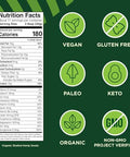 Manitoba Harvest Regenerative Organic Certified Hemp Hearts, 12 oz | Shelled Hemp Seeds, 10 g Plant Protein and 12 g Omegas 3 and 6 per 30 g Serving, Gluten-Free, Non-GMO Project Verified