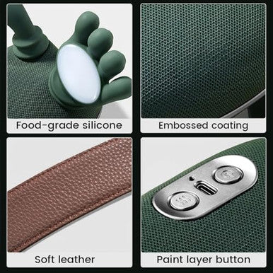 Dexmary Shiatsu Neck Massager With Heat 4D Kneading & Deep Tissue Massage For Neck And Back Portable Wireless Massager For Shoulder Pain Relief At Home Office And Car