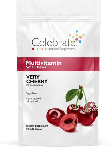 Celebrate Vitamins Bariatric Multivitamin Soft Chews - Essential Vitamins & Minerals Sugar & Gluten Free - Gastric Bypass & Sleeve Gastrectomy Supplement - 60 Soft Chews