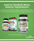 Bioschwartz 15 Day Cleanse For Colon And Gut Health Plus Cold Pressed Mct Coconut Oil Capsules (2 Month Supply)