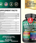 Dynamic Vitality Bundle Sea Moss 7000mgBlack Seed Oil 4000mg Shilajit and Sea Moss Bundle