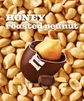 M&M'S Honey Roasted Peanut Milk Chocolate Candy Full Size Salty and Sweet Nutty On the Go Snack, 1.74 oz Pack