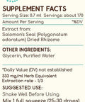 Solomon's Seal B120 (2pcs) Alcohol-Free Herbal Extract Tincture, Concentrated Liquid Drops Natural Solomon's Seal (Polygonatum odoratum) Dried Root (2x4 fl oz)