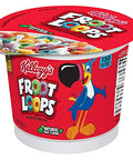 Kellogg's Froot Loops Breakfast Cereal, Good Source of Fiber, 15g Whole Grains, Giant Size, 23 oz